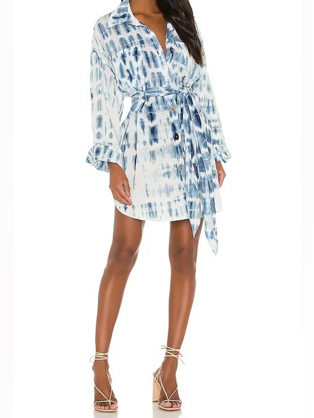 NANUSHKA Keiko Shirt Dress Bio Indigo size XS